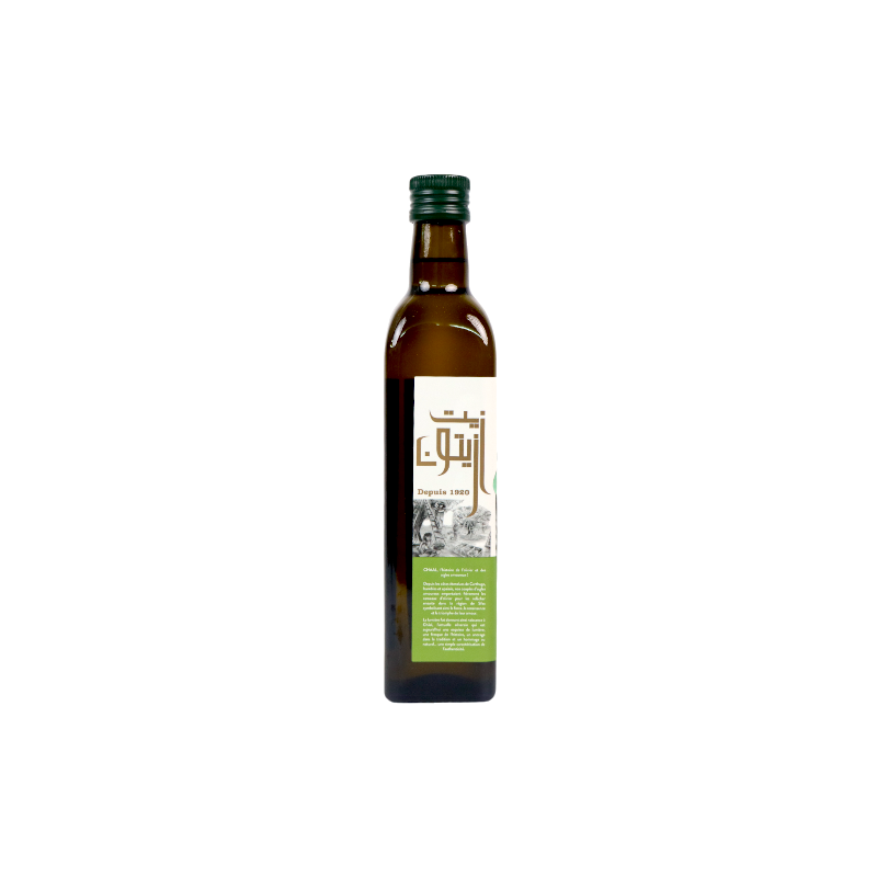Premium El Chaal Olivenöl Extra Nativ Kaltgepresst 500 ML - Ernte 2023 2024