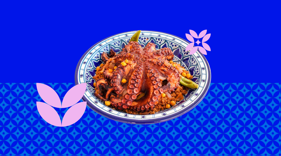 Tunesischer Couscous mit Oktopus