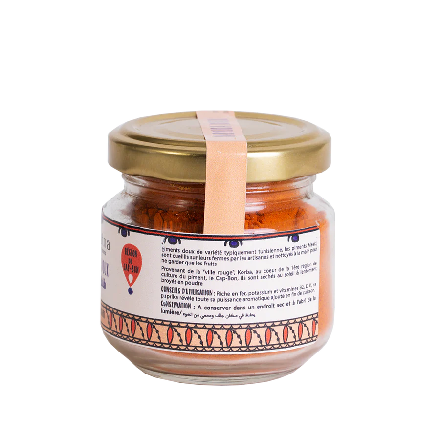 Paprikapulver aus Tunesien – 50g im Glas