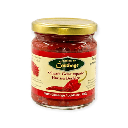12X Harissa Paste Hrouss Berbère Jardins de Carthage 200g
