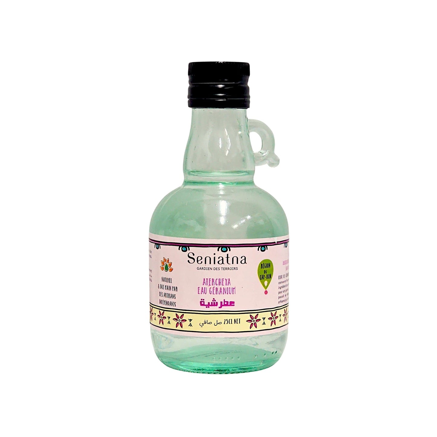 Geranienwasser aus Tunesien – 250ml im Glas