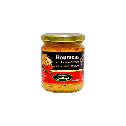 Hummus mit getrockneten Tomaten – 200g Glas