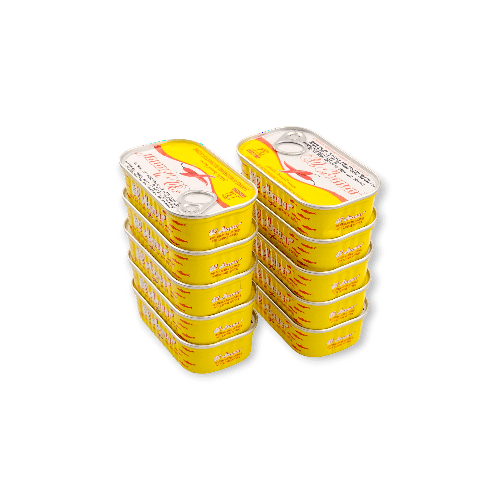 10X 125g Tunesische Sardinen mit Cayen Chili