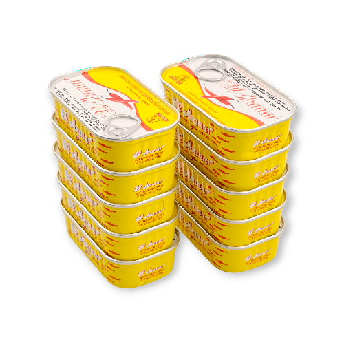 10X 125g Tunesische Sardinen mit Cayen Chili