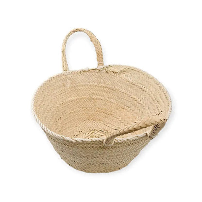Natürliche Korbtasche handgefertigt aus Tunesien - Mittel