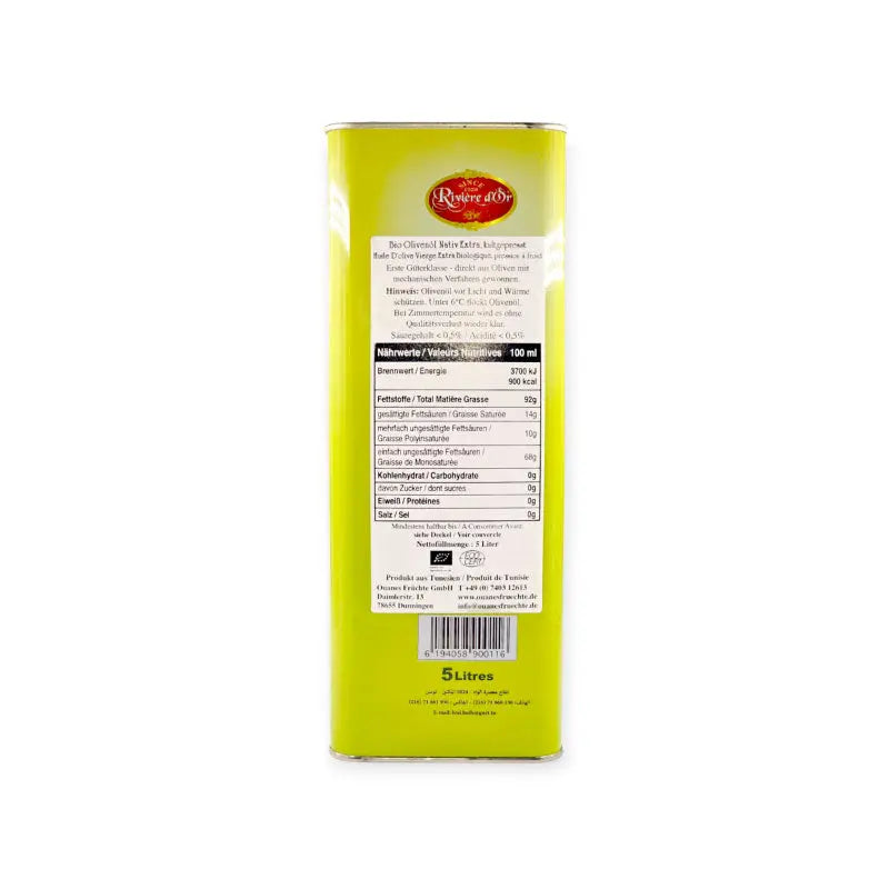 Premium BIO Olivenöl 5L Extra Nativ Kaltgepresst - Ernte 2024 - 2025