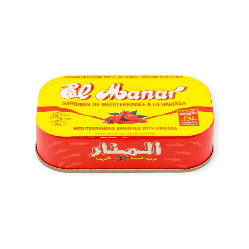 Tunesische Sardinen in Harissa-Sauce 125g Dose