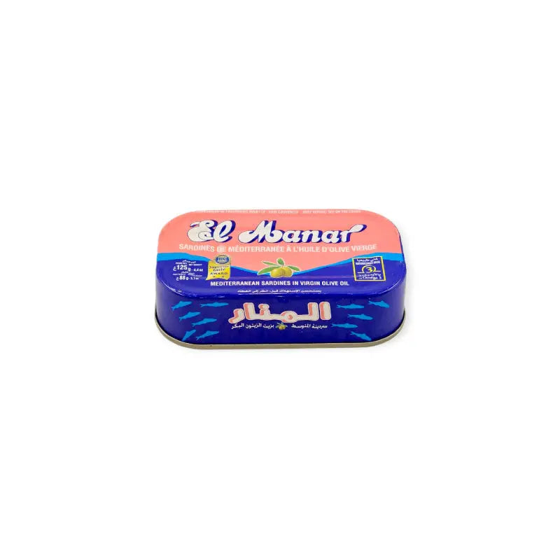 Tunesische Sardinen in nativem Olivenöl 125g Dose