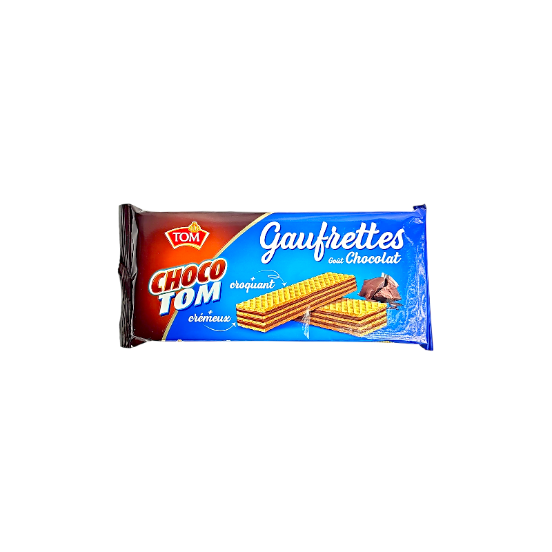Choco Tom – Gaufrettes mit Schokolade 100g aus Tunesien