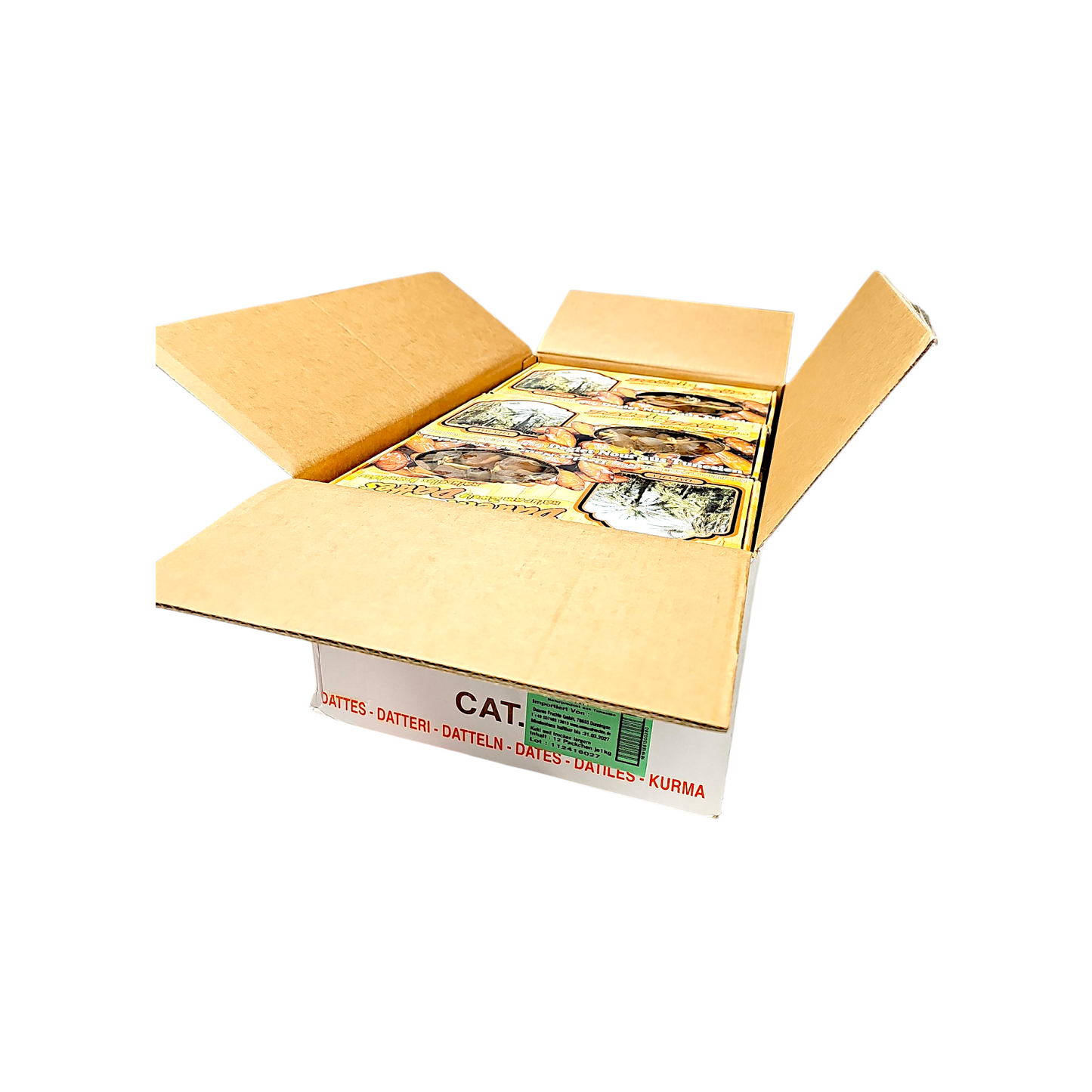 NEUE ERNTE 25 - 12X Datteln Deglet Nour am Zweig 1kg