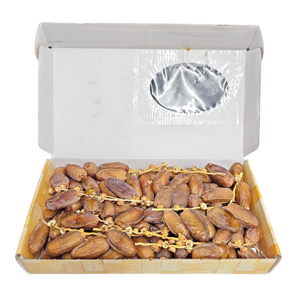 NEUE ERNTE 2025 Datteln Deglet Nour am Zweig 1 kg